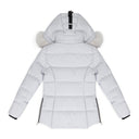 GREY W CLOUD 3Q F PUFFER JACKET