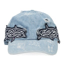 BLUE THORNED BASEBALL CAP