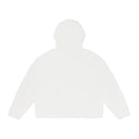 WHITE SACRED BEING PULLOVER HOODIE