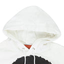 WHITE SACRED BEING PULLOVER HOODIE
