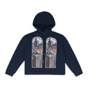 NAVY DIPLOMATS HOODED SWEATSHIRT