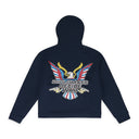 NAVY DIPLOMATS HOODED SWEATSHIRT