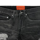 BLACK SCRIPTURE RELAXED-FIT JEANS