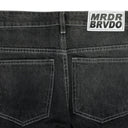 BLACK SCRIPTURE RELAXED-FIT JEANS