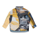 MULTICOLOR RACE PRINT LS BUTTON-DOWN SHIRT