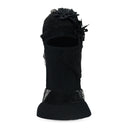 BLACK OVERLAY FACE MASK BASEBALL CAP