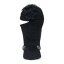 BLACK OVERLAY FACE MASK BASEBALL CAP