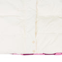 WHITE REVERSIBLE LONG DOWN COAT