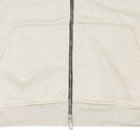 BEIGE ZIP UP HOODIE