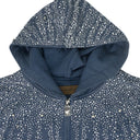 BLUE 20K STELLER DIAMOND HOODIE