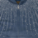 BLUE 20K STELLER DIAMOND HOODIE