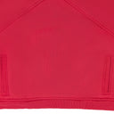 RED QUARTER ZIP SWEATER