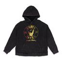 BLACK SHOCK WAVES PULLOVER HOODIE