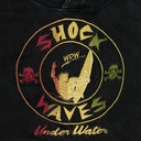 BLACK SHOCK WAVES PULLOVER HOODIE