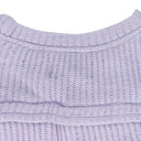 PURPLE ARC WOVEN SWEATER
