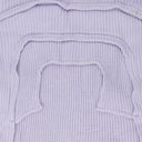 PURPLE ARC WOVEN SWEATER