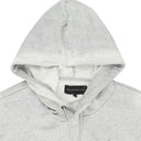 GRAY FLAMES GLASS HOODIE