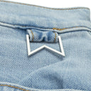 BLUE 90S TRAXEDO DENIM STRAIGHT-FIT JEANS