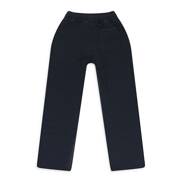 BLACK DRAWSTRING SWEATPANTS