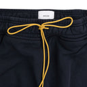 BLACK DRAWSTRING SWEATPANTS