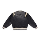 BLACK DENIM LIGHTING BOMBER