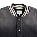 BLACK DENIM LIGHTING BOMBER