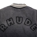 BLACK DENIM LIGHTING BOMBER