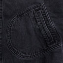 BLACK DENIM LIGHTING BOMBER