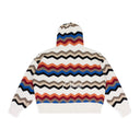 MULTICOLOR CYRIL KNIT ZIP-UP