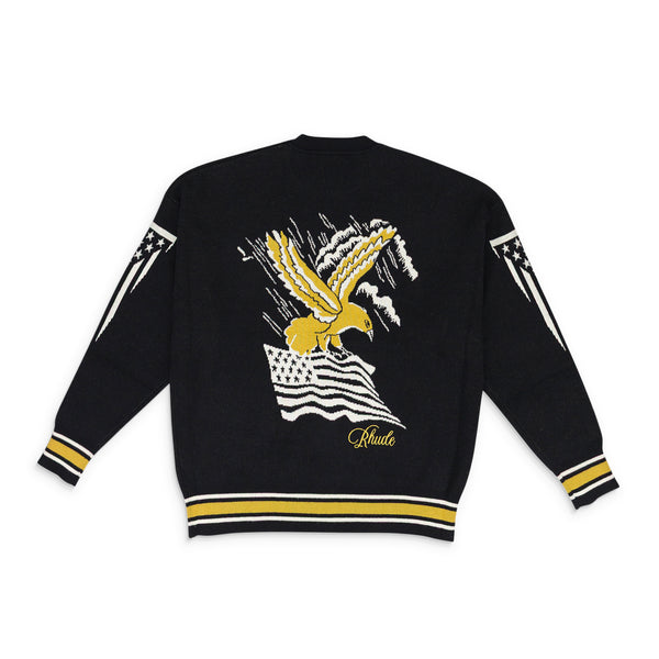 BLACK EAGLE SOUVENIR KNIT CREWNECK