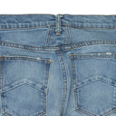 BLUE SNAP DENIM STRAIGHT-FIT JEANS