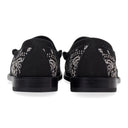 BLACK BANDANA LOAFERS