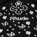 BLACK BANDANA LOAFERS