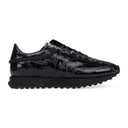 BLACK CROC RUNNER SNEAKERS
