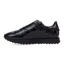 BLACK CROC RUNNER SNEAKERS