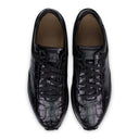 BLACK CROC RUNNER SNEAKERS