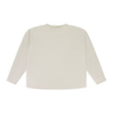 BEIGE LONG SLEEVE REVERSE TEE