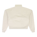 BEIGE QUARTER ZIP SWEATER