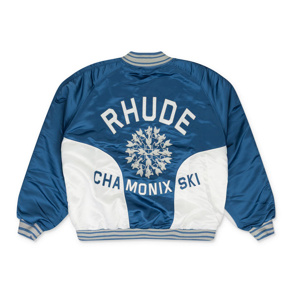 MULTICOLOR CHAMONIX SKI SOUVENIER BOMBER