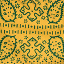 YELLOW BANDANA SWIM SHORTS