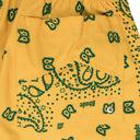 YELLOW BANDANA SWIM SHORTS