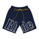 BLUE LOGO TRACK SHORTS
