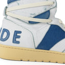 WHITE/BLUE RHECESS-HI SNEAKERS