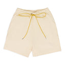 BEIGE PIQUE SHORTS