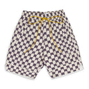WHITE CHECKERED PJ SHORTS