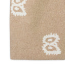 BEIGE BANDANA KNIT SHORTS