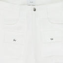 CREAM AMARO LINEN CARGOS