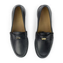 BLACK PENNY LOAFERS