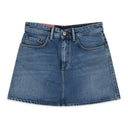 BLUE DENIM MINI SKIRT