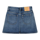 BLUE DENIM MINI SKIRT